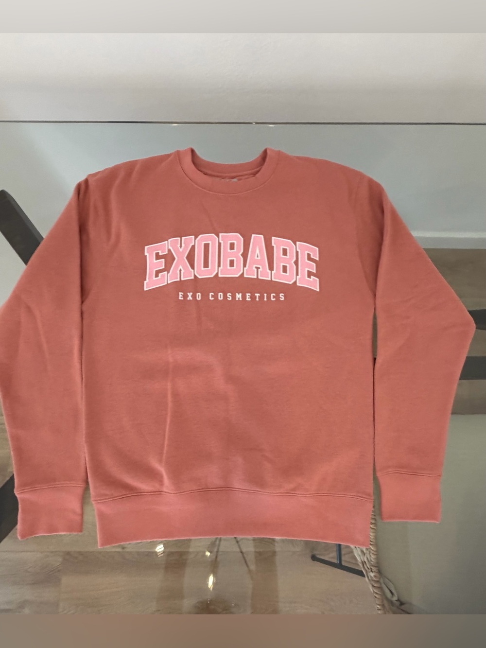 EXO COSMETICS EXOBABE Crewneck Sweatshirt Size S